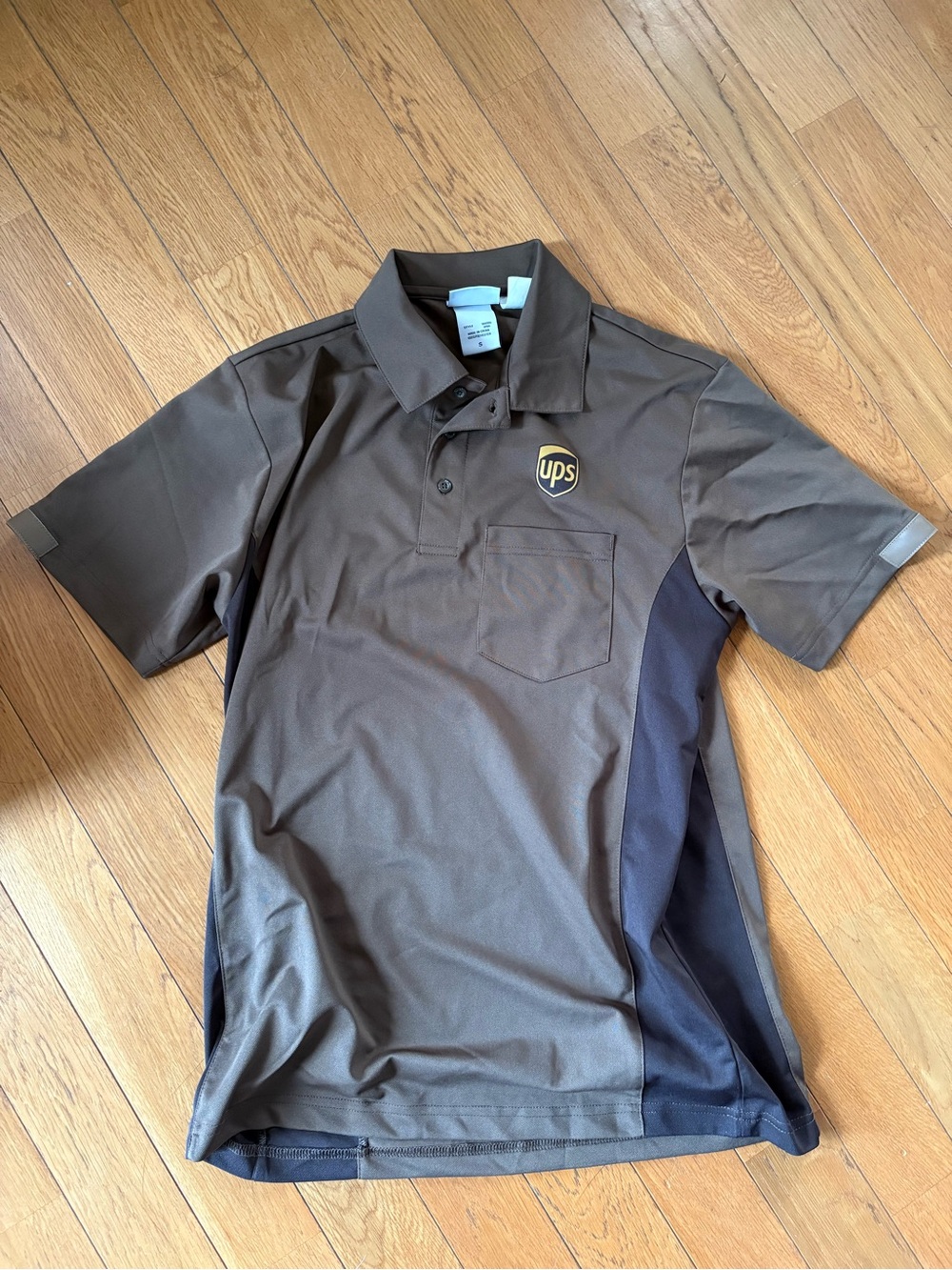 Men's Brown Polo Shirt with Logo